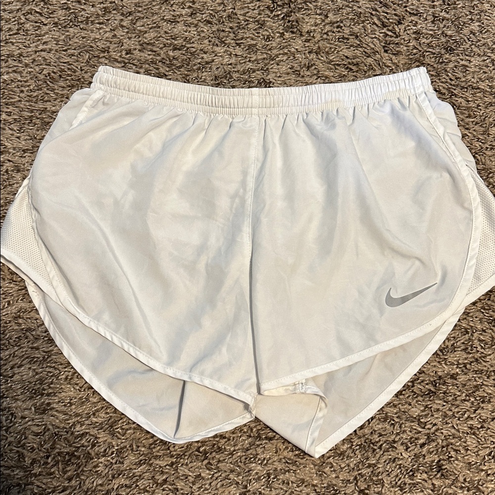 Nike white Running Shorts 4